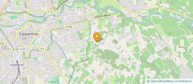 localisation de l'entreprise LE MOULIN D'ESTELLE  CARPENTRAS