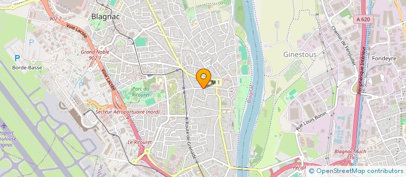 localisation de l'entreprise LE MOULIN D'INES BLAGNAC à BLAGNAC