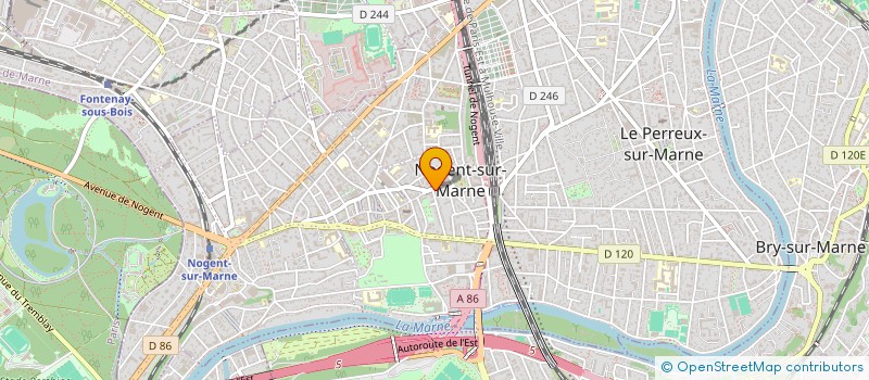 localisation de l'entreprise LE MOULIN D'ISABELLE  NOGENT-SUR-MARNE