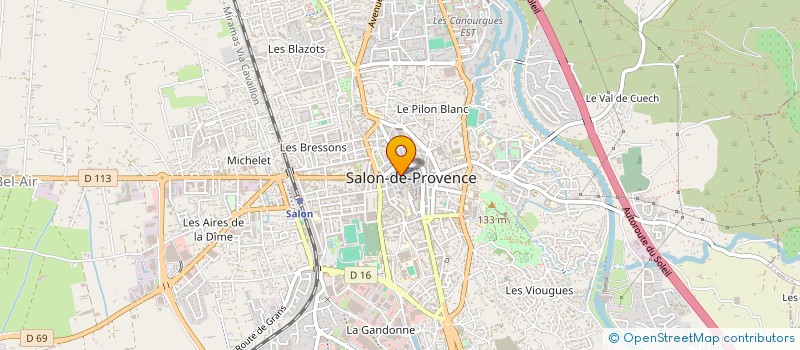 localisation de l'entreprise LE MOULIN D'ISNARD à SALON-DE-PROVENCE