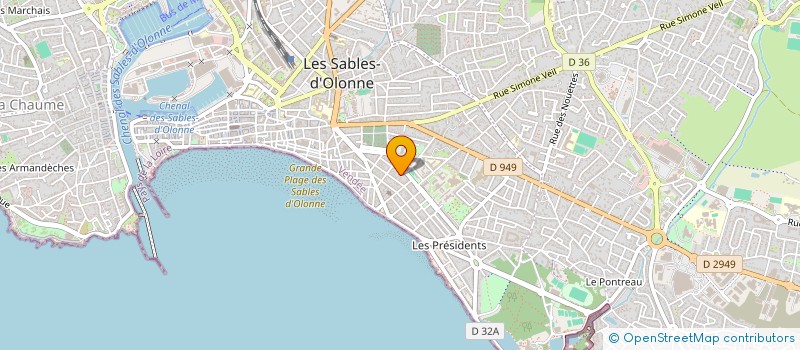 localisation de l'entreprise LE MOULIN D'OR à LES SABLES D'OLONNE