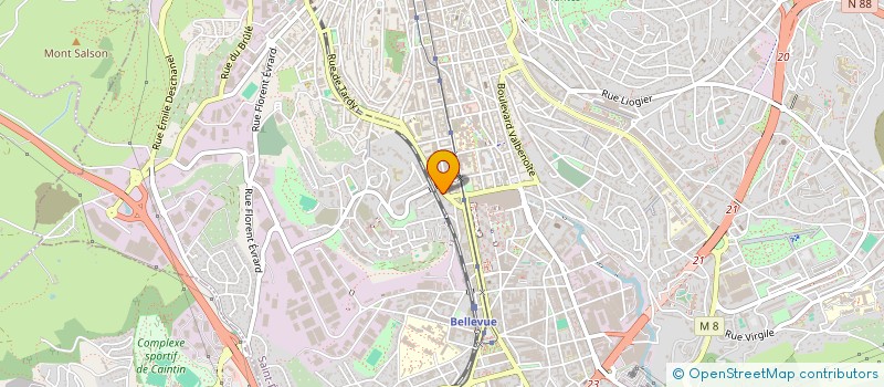 localisation de l'entreprise LE MOULIN DAGUERRE  SAINT-ETIENNE