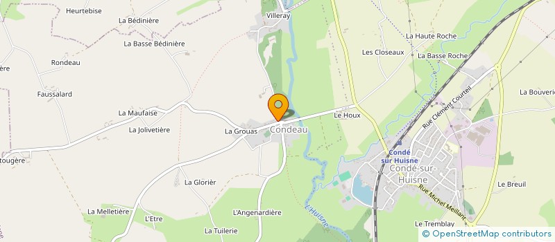 localisation de l'entreprise LE MOULIN DE BLUTEAU à COUR-MAUGIS SUR HUISNE