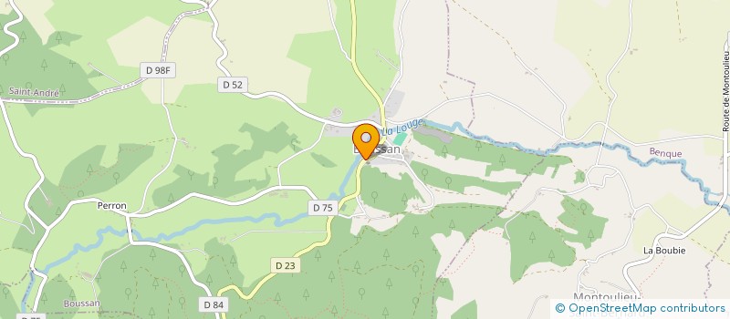localisation de l'entreprise LE MOULIN DE BOUSSAN  BOUSSAN