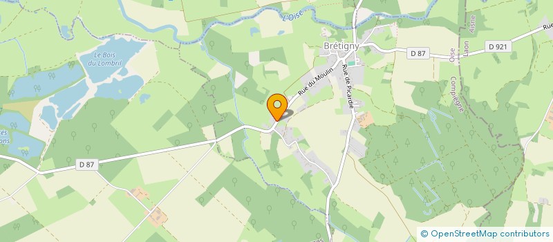 localisation de l'entreprise LE MOULIN DE BRETIGNY  BRETIGNY