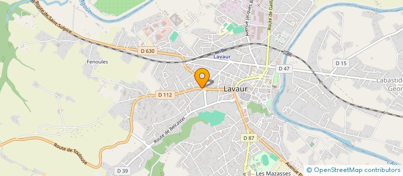 localisation de l'entreprise LE MOULIN DE BRIATEXTE  LAVAUR