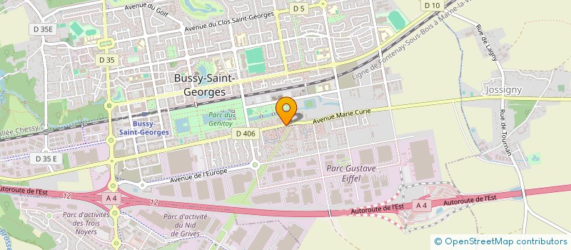 localisation de l'entreprise LE MOULIN DE BUSSY  BUSSY-SAINT-GEORGES