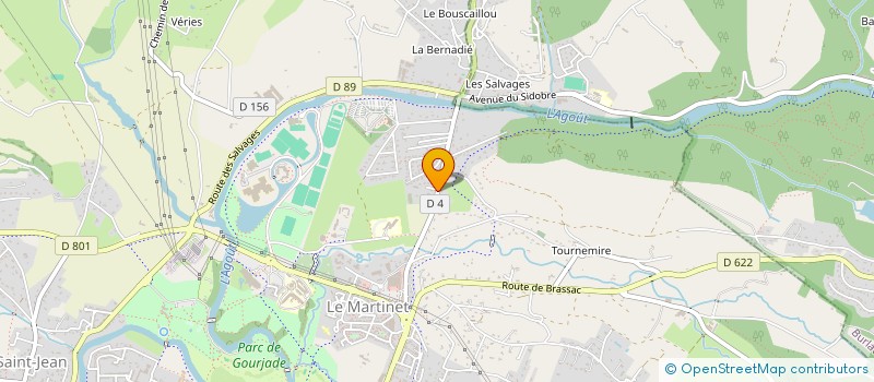 localisation de l'entreprise LE MOULIN DE CAMARES  CASTRES