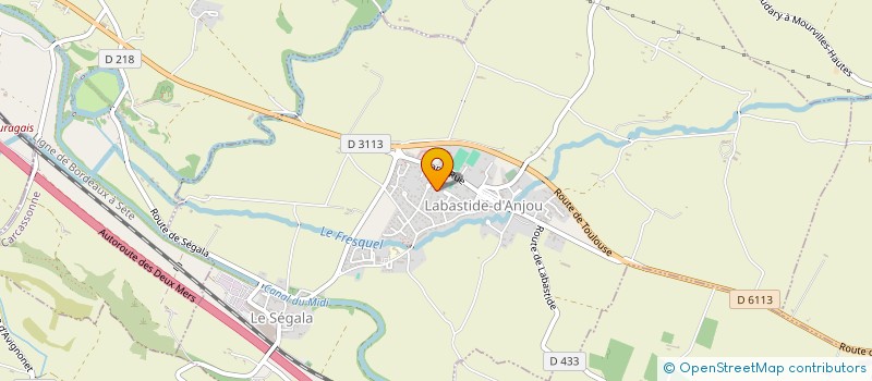 localisation de l'entreprise LE MOULIN DE CAUNES à LES CASSES