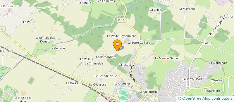 localisation de l'entreprise LE MOULIN DE CHAUGENETS à SAINT-ETIENNE-DE-MONTLUC