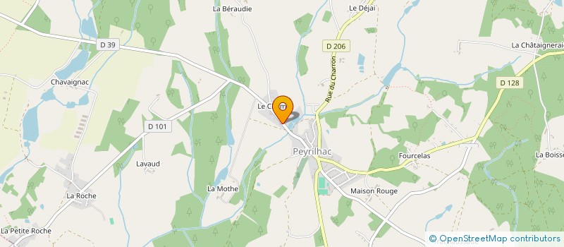 localisation de l'entreprise LE MOULIN DE CHEVILLOU à SAINT-GENCE