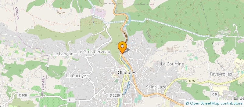 localisation de l'entreprise LE MOULIN DE DEMETE à OLLIOULES