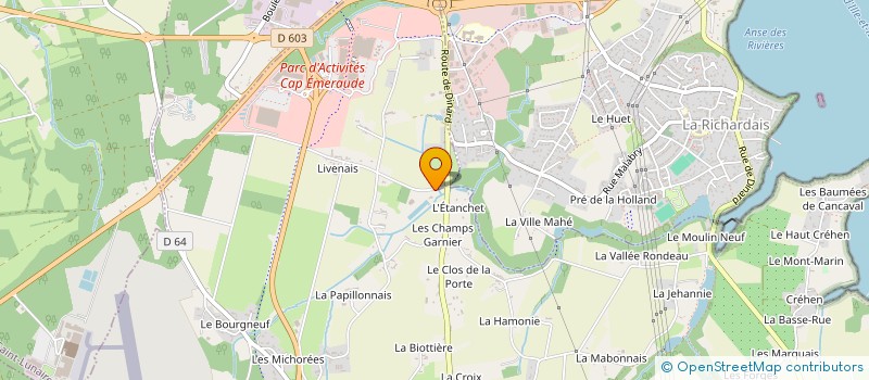 localisation de l'entreprise LE MOULIN DE DOMBRIAND  PLEURTUIT