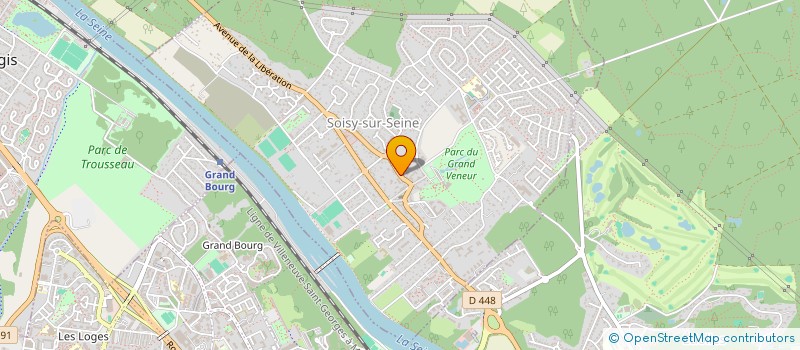 localisation de l'entreprise LE MOULIN DE FABAS à SOISY-SUR-SEINE