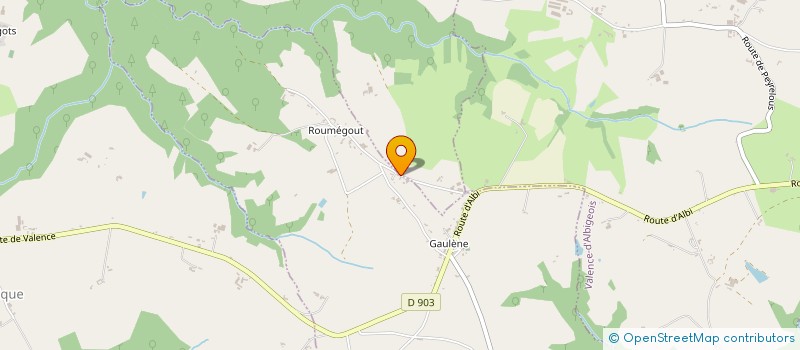 localisation de l'entreprise LE MOULIN DE FAUSSERGUES  FAUSSERGUES