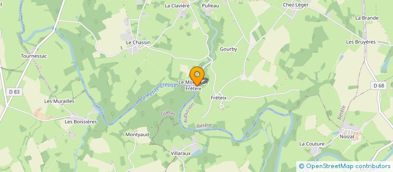 localisation de l'entreprise LE MOULIN DE FREITEIX  BETETE