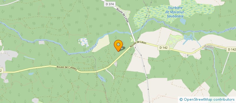 localisation de l'entreprise LE MOULIN DE GALOPPE  SAINT-MICHEL-ESCALUS