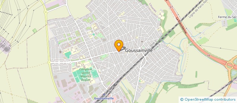 localisation de l'entreprise LE MOULIN DE GOUSSAINVILLE  GOUSSAINVILLE