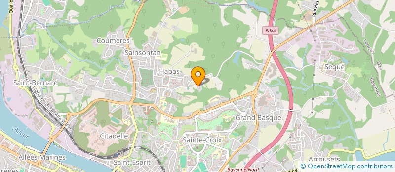 localisation de l'entreprise LE MOULIN DE HABAS à BAYONNE