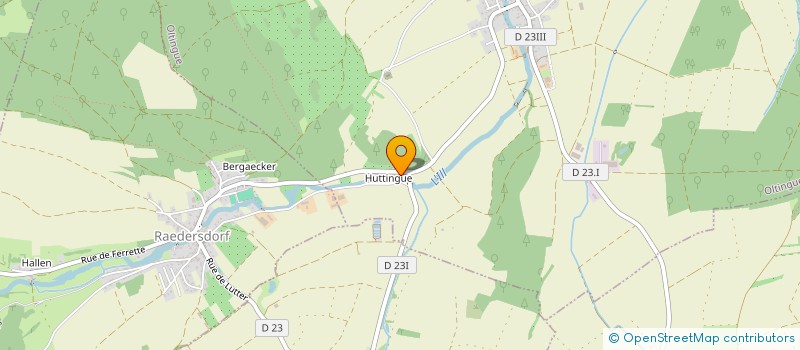 localisation de l'entreprise LE MOULIN DE HUTTINGUE  OLTINGUE