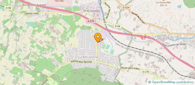 localisation de l'entreprise LE MOULIN DE L'ESTAGNOL  LA CRAU