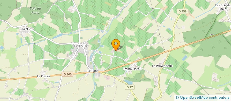 localisation de l'entreprise LE MOULIN DE LA DEVAUDERIE à LYS-HAUT-LAYON