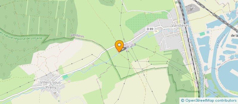 localisation de l'entreprise LE MOULIN DE LA LIBERATION  VANDIERES