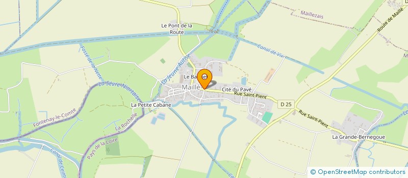 localisation de l'entreprise LE MOULIN DE LA PICHONNIERE à MAILLE