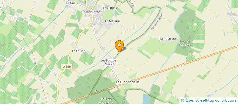 localisation de l'entreprise LE MOULIN DE LA PREE à LYS-HAUT-LAYON