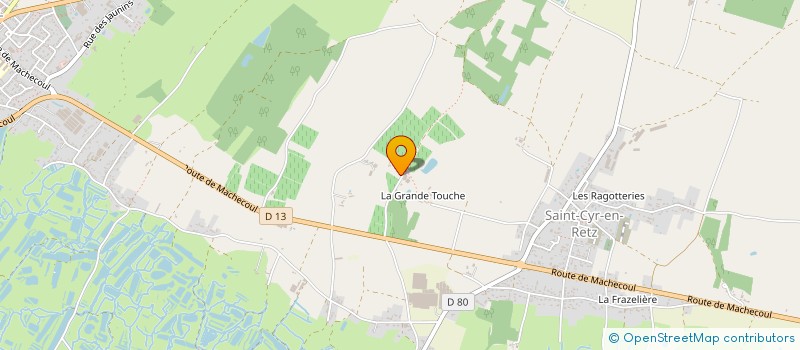 localisation de l'entreprise LE MOULIN DE LA TOUCHE  VILLENEUVE-EN-RETZ