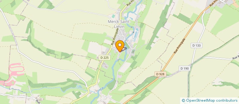 localisation de l'entreprise LE MOULIN DE LA TOUR  DENNEBROEUCQ