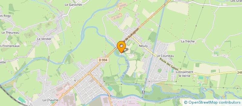 localisation de l'entreprise LE MOULIN DE LAURE  DIGOIN