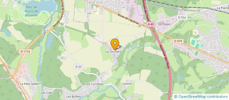 localisation de l'entreprise LE MOULIN DE LONGCHAMP  SAINT-JUST