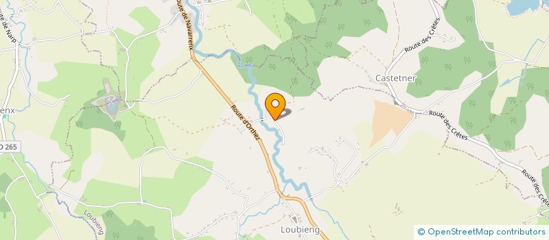 localisation de l'entreprise LE MOULIN DE LOUTHE  LOUBIENG
