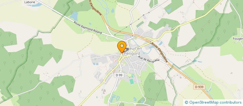 localisation de l'entreprise LE MOULIN DE MARGAUX  MAREUIL EN PERIGORD