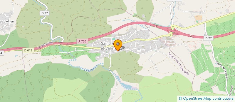 localisation de l'entreprise LE MOULIN DE NAPOLEON  SAINT-PAUL-ET-VALMALLE