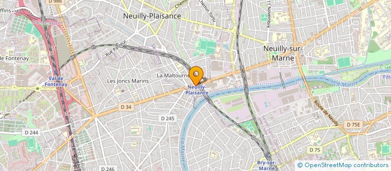 localisation de l'entreprise LE MOULIN DE NEUILLY PLAISANCE à NEUILLY-PLAISANCE