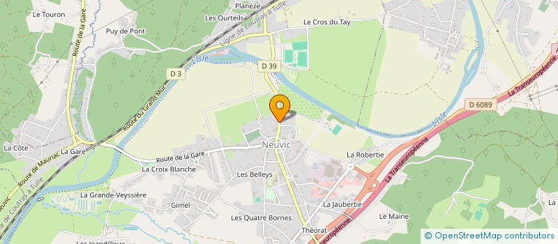 localisation de l'entreprise LE MOULIN DE PLANEZE à NEUVIC