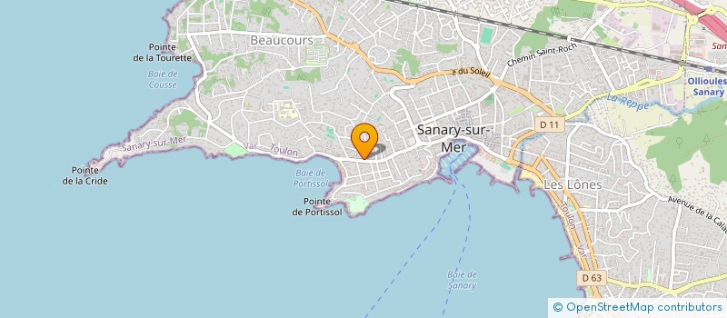 localisation de l'entreprise LE MOULIN DE PROVENCE à SANARY-SUR-MER