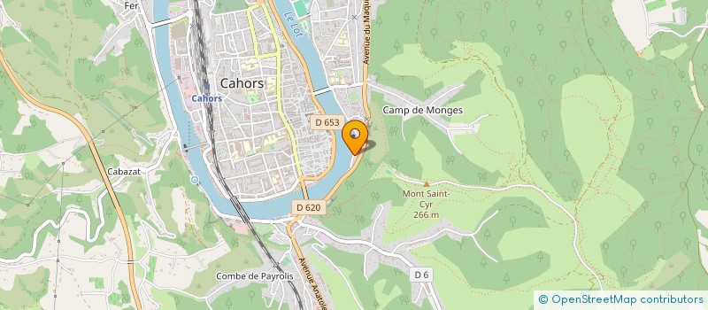 localisation de l'entreprise LE MOULIN DE QUOTY  CAHORS