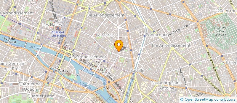 localisation de l'entreprise LE MOULIN DE ROSA à PARIS
