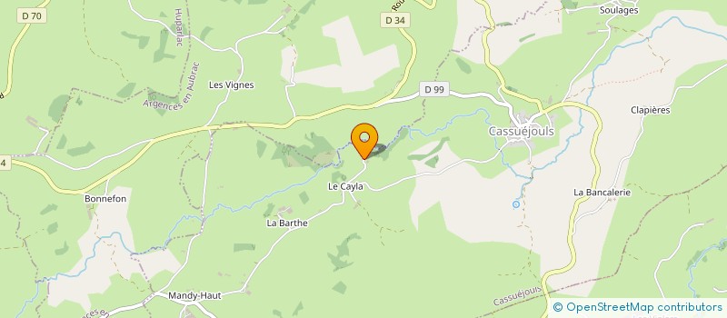 localisation de l'entreprise LE MOULIN DE ROUSTAN  CASSUEJOULS