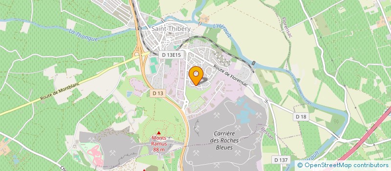localisation de l'entreprise LE MOULIN DE SAINT THIBERY à FRONTIGNAN