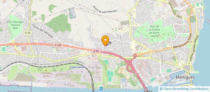 localisation de l'entreprise LE MOULIN DE SEYNE  MARTIGUES