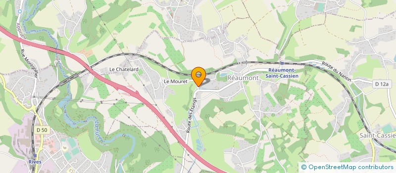 localisation de l'entreprise LE MOULIN DE SOLEA  REAUMONT