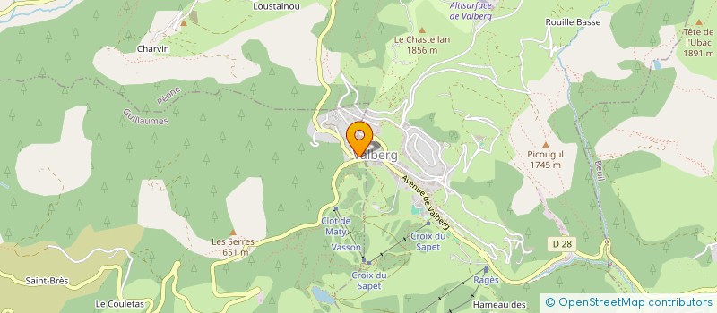 localisation de l'entreprise LE MOULIN DE VALBERG  PEONE