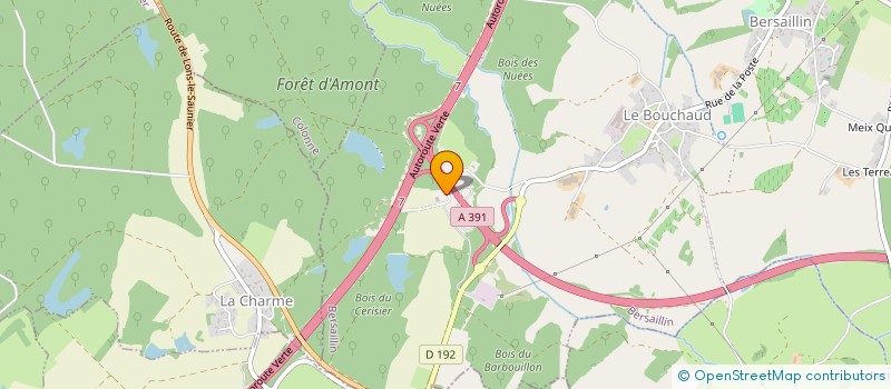 localisation de l'entreprise LE MOULIN DE VAUX  POLIGNY