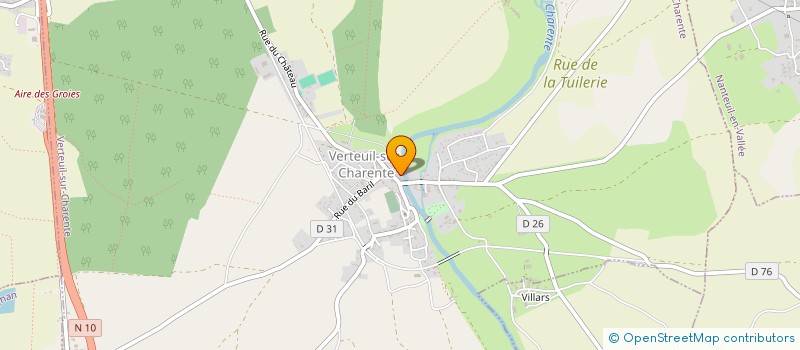 localisation de l'entreprise LE MOULIN DE VERTEUIL à VERTEUIL-SUR-CHARENTE