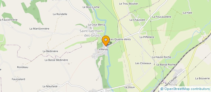 localisation de l'entreprise LE MOULIN DE VILLERAY à SABLONS-SUR-HUISNE