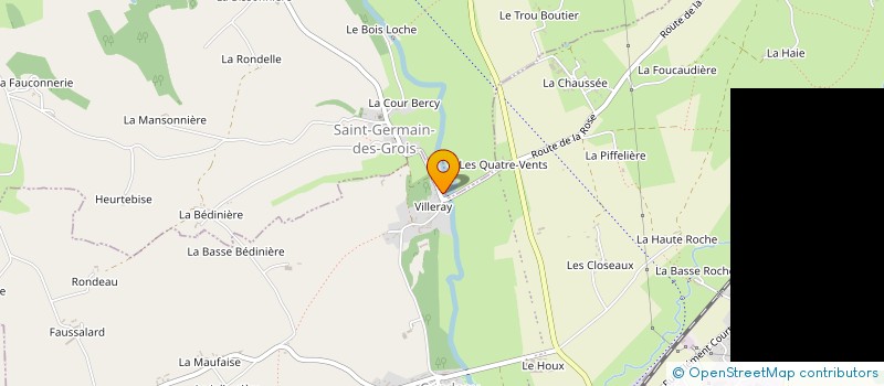 localisation de l'entreprise LE MOULIN DE VILLERAY à SABLONS-SUR-HUISNE